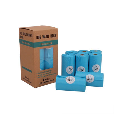 ভালো দাম কাস্টম কর্ন স্টার্চ-ভিত্তিক বায়োডেগ্রেডেবল ইকো-বন্ধুত্বপূর্ণ আউটডোর পোষা প্রাণী কুকুরের poo আবর্জনা ব্যাগ অনলাইন