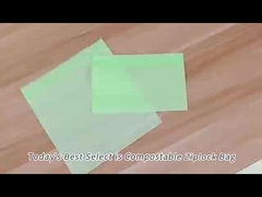 রজন কম্পোস্টেবল জিপলক ব্যাগ স্যান্ডউইচ পুনরায় বন্ধযোগ্য ব্যাগ এসজিএস এফডিএ সার্টিফাইড